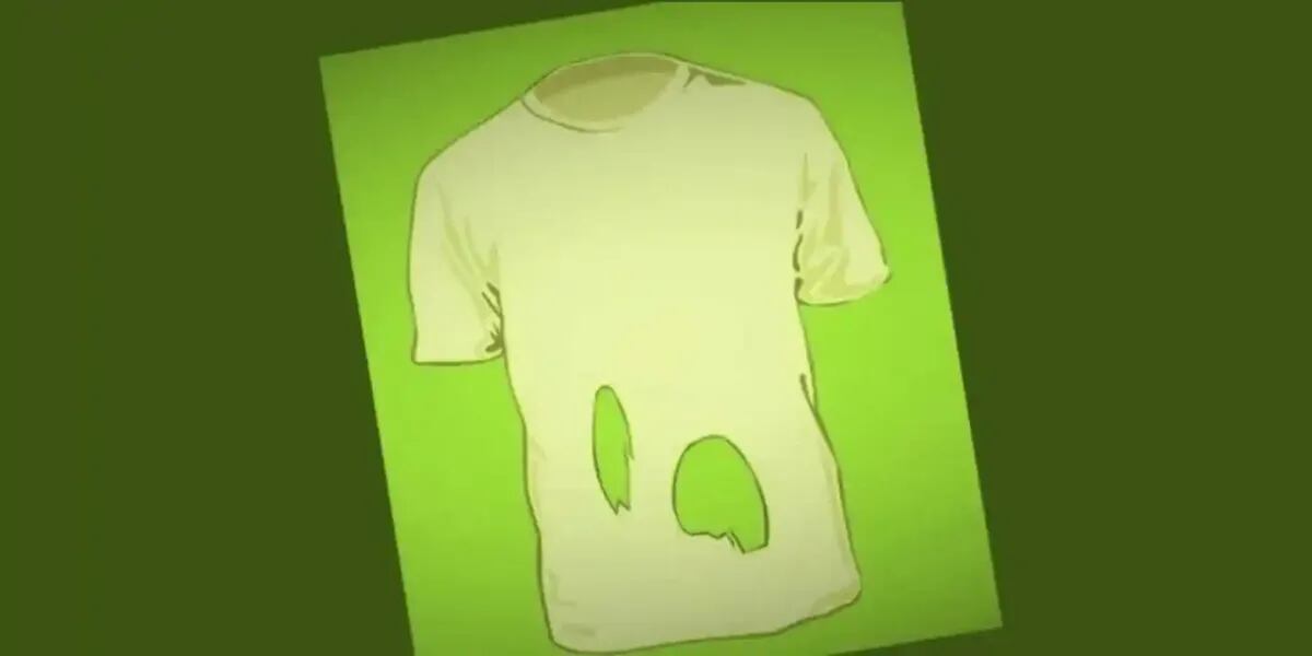 Reto visual para expertos: descifrar cuántos agujeros tiene la camiseta