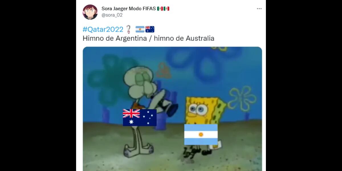 Australia entonó su himno y el parecido con el de Argentina hizo estallar los memes: "Canté dos veces"