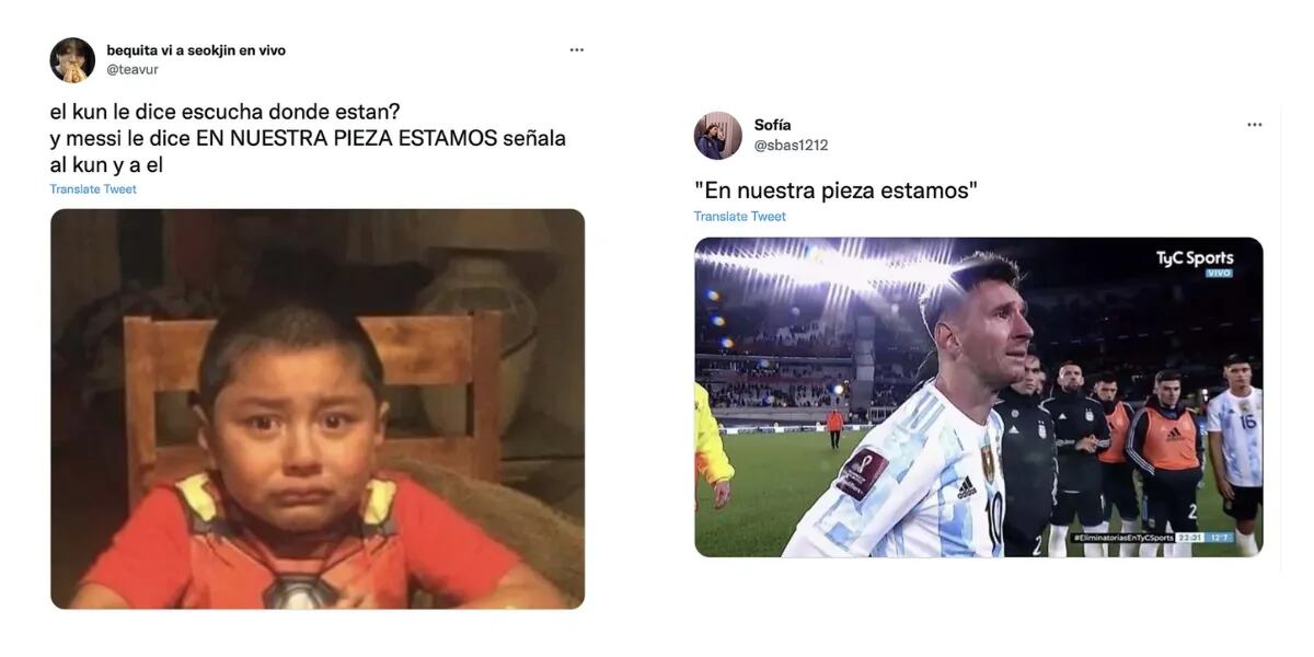El Kun Agüero hizo un vivo con Lionel Messi en el Mundial Qatar 2022 y estallaron los memes
