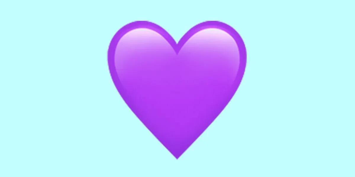 Cuál es el verdadero significado del corazón violeta de WhatsApp