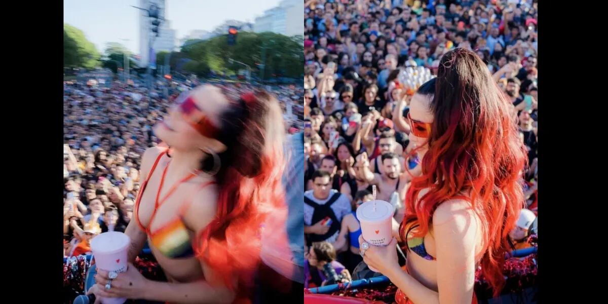 La emoción de Lali Espósito en la Marcha del Orgullo LGBTIQ: "Me hacen muy feliz"