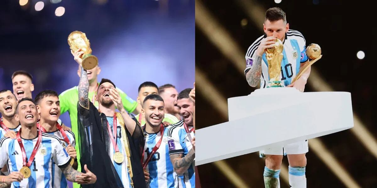 "¡Campeones del mundo!", el emocionante posteo de Lionel Messi tras el triunfo de la Selección Argentina
