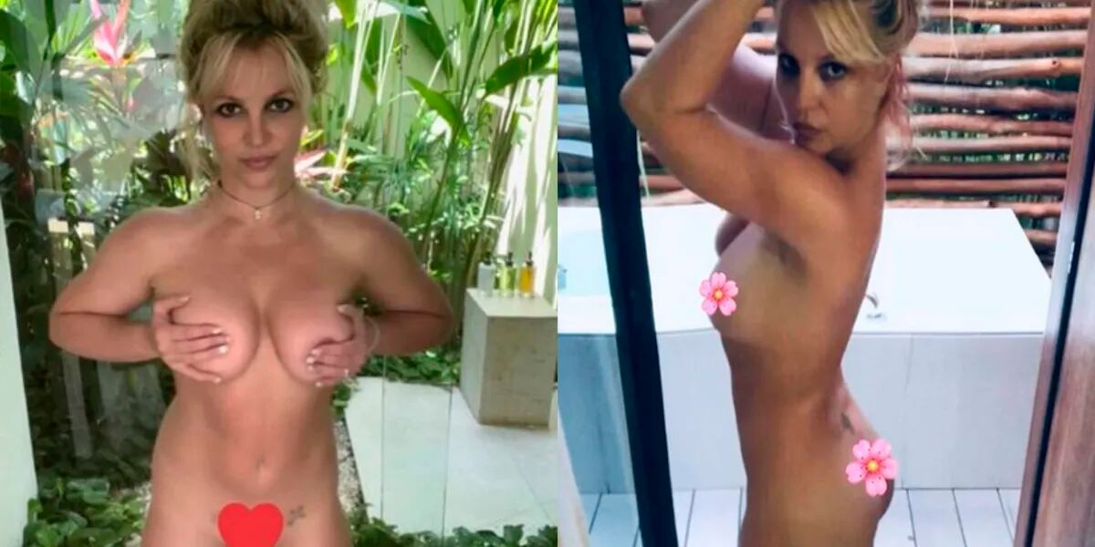 Britney Spears compartió fotos desnuda: “¿Por qué me veo 10 años más joven?”